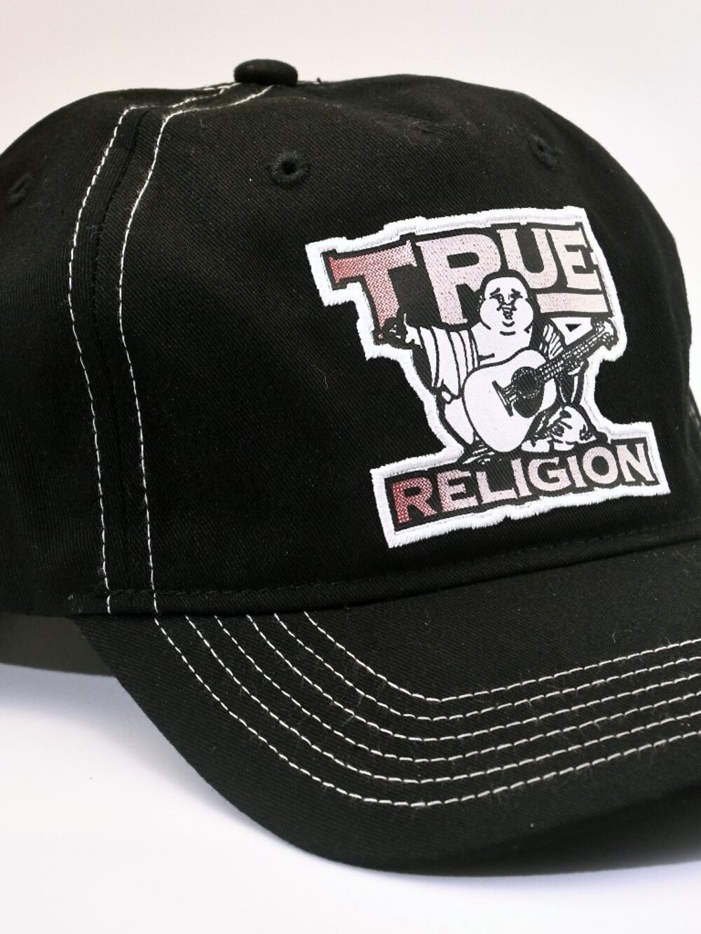 True Religion Brand Jeans Buddha Hat Black Snapback Adjustable OS NWT Cap